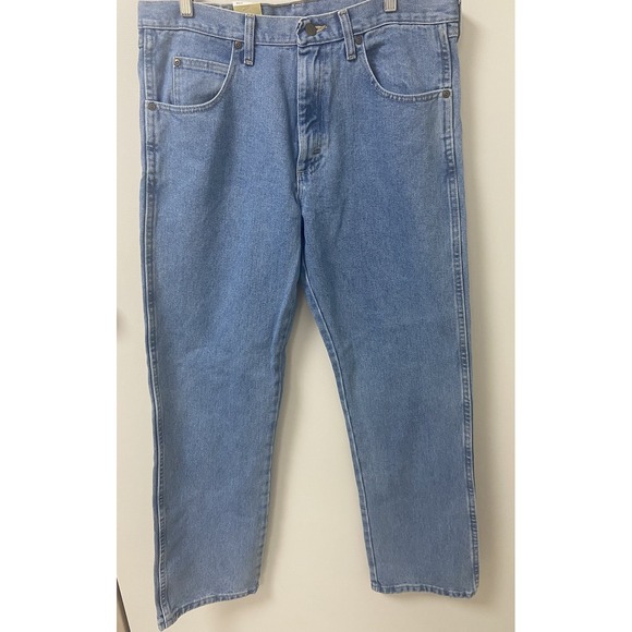 Wrangler Other - New Wrangler Jeans Mens 34x32 Blue‎ Rugged Wear Relaxed Fit 100% Cotton 35001VI